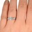 The Betha Ring, smallzoomed in top view on a hand