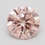 2.02 Ct. Fancy Vivid Pink Round Lab Created Diamond