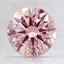 1.89 Ct. Fancy Pink Round Lab Created Diamond