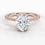 14K Rose Gold Luxe Viviana Diamond Ring (1/3 ct. tw.), smalltop view
