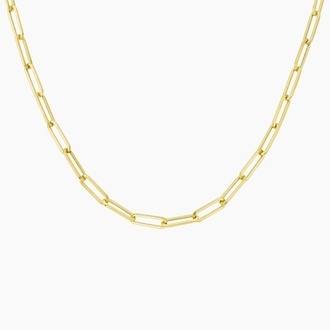 Lola Paperclip Chain Necklace (Small)