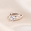 18K White Gold Simply Tacori Crown Diamond Ring, smalladditional view 2