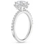18KW Aquamarine Arabella Diamond Ring (1/3 ct. tw.), smalltop view