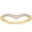 18K Yellow Gold Tapered Flair Diamond Ring (1/3 ct. tw.), smalltop view