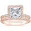 14KR Moissanite Nova Diamond Bridal Set (3/4 ct. tw.), smalltop view