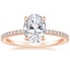 14K Rose Gold Viviana Diamond Ring (1/4 ct. tw.), smalltop view