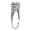 The Marion Ring, smalltop view on a hand