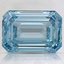 3.01 Ct. Fancy Intense Blue Emerald Lab Grown Diamond
