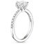 18KW Moissanite Bliss Six-Prong Diamond Ring (1/6 ct. tw.), smalltop view
