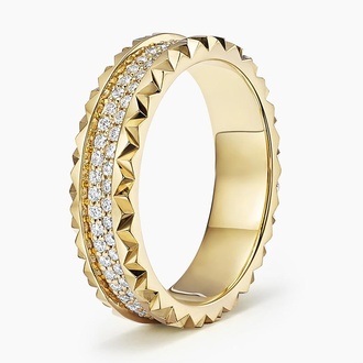 Sol Pavé Diamond Ring
