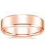 Rose Gold 6.5mm Tiburon Wedding Ring