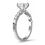 Baguette and Round Diamond Ring, smallside view