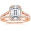 14K Rose Gold Fortuna Diamond Ring (1/2 ct. tw.), smalltop view