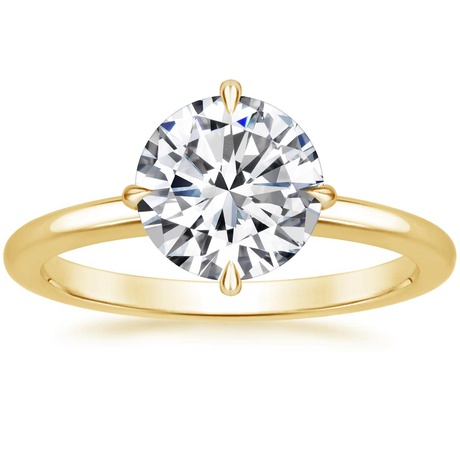 North Star Brilliant Cut Oval Moissanite Engagement Ring