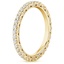 18K Yellow Gold Tacori Petite Crescent Eternity Diamond Ring (1/2 ct. tw.), smallside view