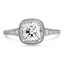 Custom Vintage-Style Halo Diamond Ring