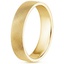 18K Yellow Gold 5mm Mojave Florentine Wedding Ring, smallside view