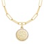 14K Yellow Gold Engravable Mothers of the World Diamond Disc Charm, smalladditional view 1
