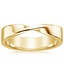 Yellow Gold Mobius Wedding Ring