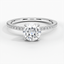 Moissanite Luxe Viviana Diamond Ring (1/3 ct. tw.) in 18K White Gold