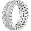 18K White Gold Luxe Antique Eternity Diamond Ring Stack (1 ct. tw.), smallside view