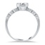 Bezel-Set Diamond Ring, smallside view