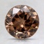 8mm Unheated Champagne Round Zircon