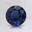 6.5mm Unheated Blue Round Sapphire