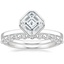 Platinum Cielo Ring with Marseille Diamond Ring (1/3 ct. tw.)