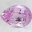 10x7mm Light Pink Pear Lab Created Sapphire