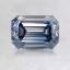 1.21 Ct. Fancy Blue Emerald Lab Created Diamond