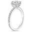 18K White Gold Clara Diamond Ring, smallside view