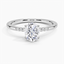 Moissanite Bettina Diamond Ring in Platinum