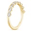 18K Yellow Gold Marée Diamond Ring (1/2 ct. tw.), smallside view