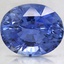 10.7x9mm Blue Oval Sapphire