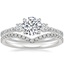 Platinum Lyra Diamond Ring (1/4 ct. tw.) with Flair Diamond Ring