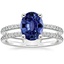 Sapphire Linnia Diamond Ring (1/2 ct. tw.) in Platinum