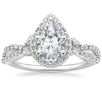 Luxe Willow Halo Diamond Ring (2/5 ct. tw.)