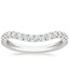 18K White Gold Curved Amelie Diamond Ring (1/3 ct. tw.), smalltop view