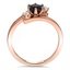 Okal Antique Reproduction Bypass Ring, smallside view