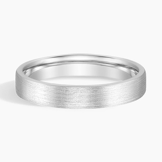 Flat Matte Wedding Ring