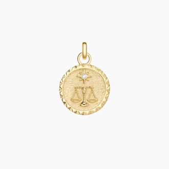 Libra Zodiac Diamond Charm - Brilliant Earth