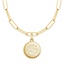 14K Yellow Gold Engravable Mothers of the World Disc Charm, smalladditional view 1