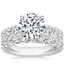 18K White Gold Ellora Diamond Ring with Ellora Eternity Diamond Ring (1 3/4 ct. tw.)