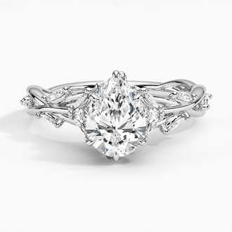 Luxe Winding Vine Engagement Ring