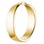 18K Yellow Gold Mobius Wedding Ring, smallside view