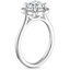 Platinum Coralie Diamond Ring, smallside view