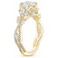 18KY Moissanite Luxe Secret Garden Diamond Ring (3/4 ct. tw.), smalltop view