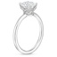 18KW Sapphire Astoria Diamond Ring, smalltop view