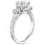 18KW Sapphire Three Stone Hudson Diamond Ring (1/3 ct. tw.), smalltop view